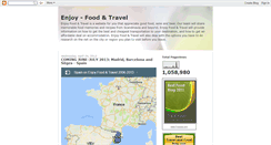 Desktop Screenshot of enjoyfoodtravel.com