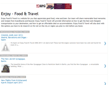 Tablet Screenshot of enjoyfoodtravel.com